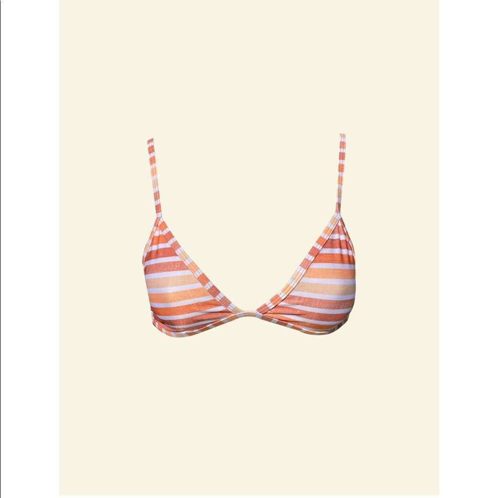Gnash Swim striped string top